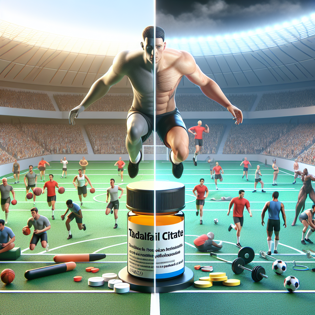 Die Auswirkungen von Tadalafil citrat auf die Muskelkraft im Sport.