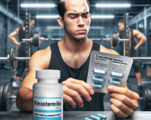 Dosierung von Finasterid zur Bekämpfung der androgenetischen Alopezie bei Sportlern.