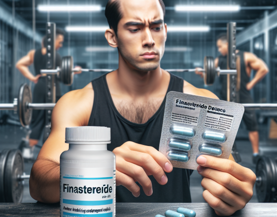 Dosierung von Finasterid zur Bekämpfung der androgenetischen Alopezie bei Sportlern.