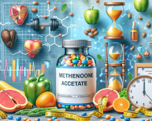 Ergänzende Wirkung einer kalorienarmen Diät durch Methanolonacetat oral