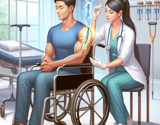 Unterstützung bei der Behandlung von Muskelschmerzen durch Peptide bei Immobilisation